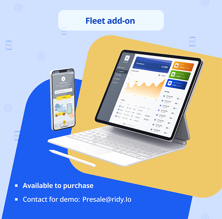 Ridy Flutter - Full Taxi solution - 12